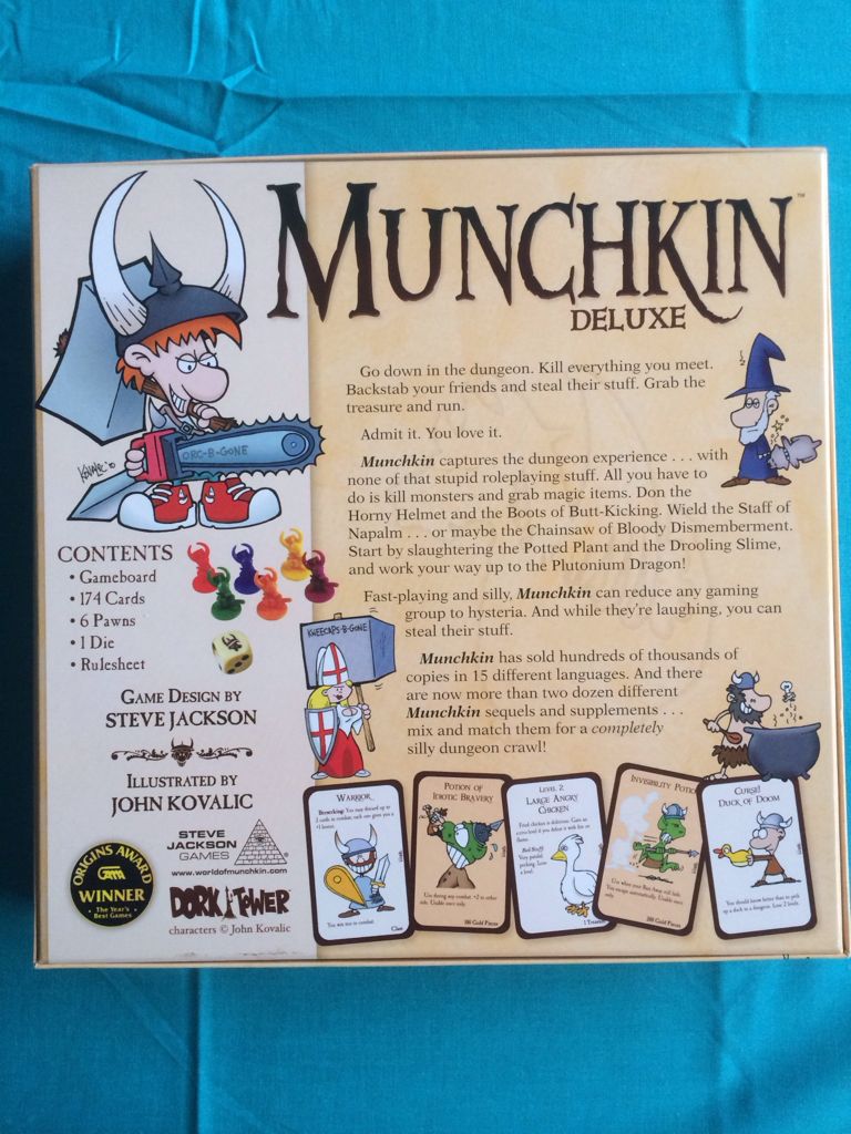 Munchkin - Deluxe Boxed Set  (3-6) board game collectible [Barcode 837654320976] - Main Image 2
