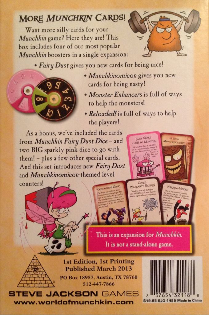 Munchkin: Game Changers  (3-6) board game collectible [Barcode 837654321188] - Main Image 2