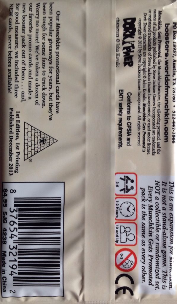 Munchkin: Gets Promoted  (3+) board game collectible [Barcode 837654321942] - Main Image 2