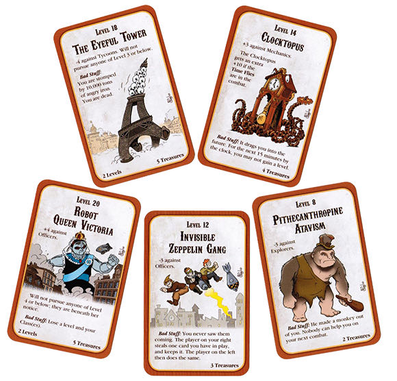 Munchkin Steampunk Deluxe  (3-6) board game collectible [Barcode 837654322482] - Main Image 3