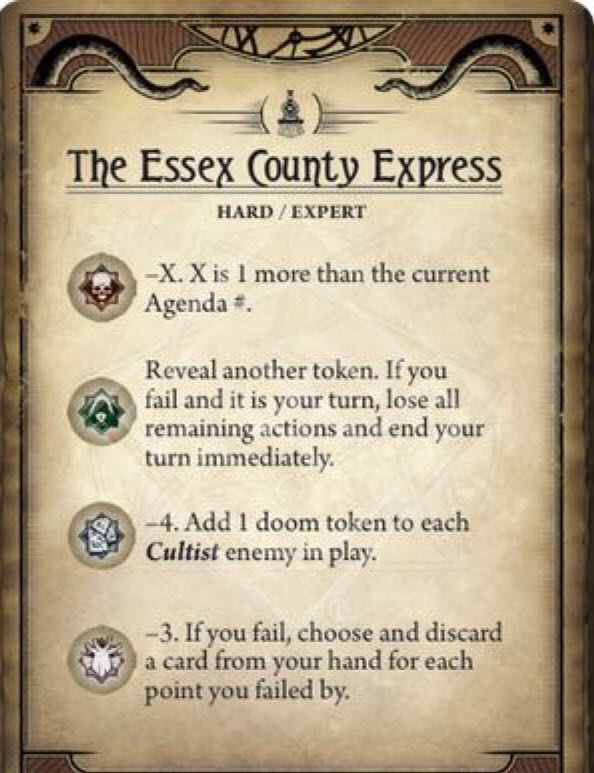 Arkham Horror: The Card Game - The Essex County Express  (1-2) board game collectible [Barcode 841333102326] - Main Image 2