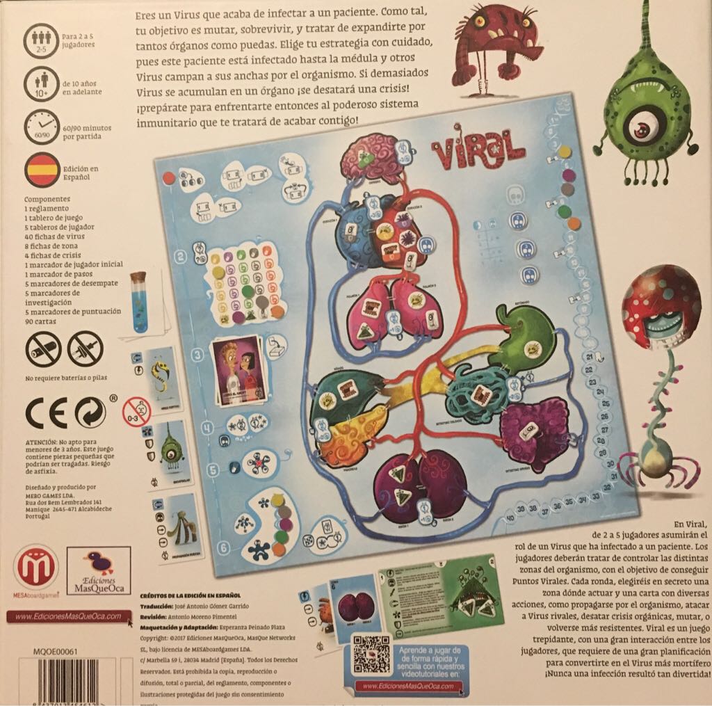 Viral  (2-5) board game collectible [Barcode 8437013454612] - Main Image 2