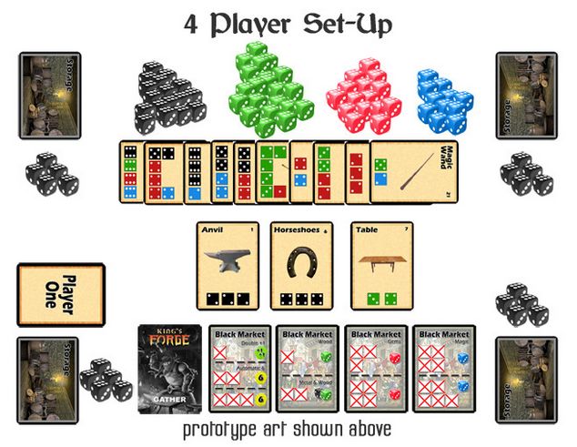 King’s Forge  (2-4) board game collectible [Barcode 852990002546] - Main Image 2