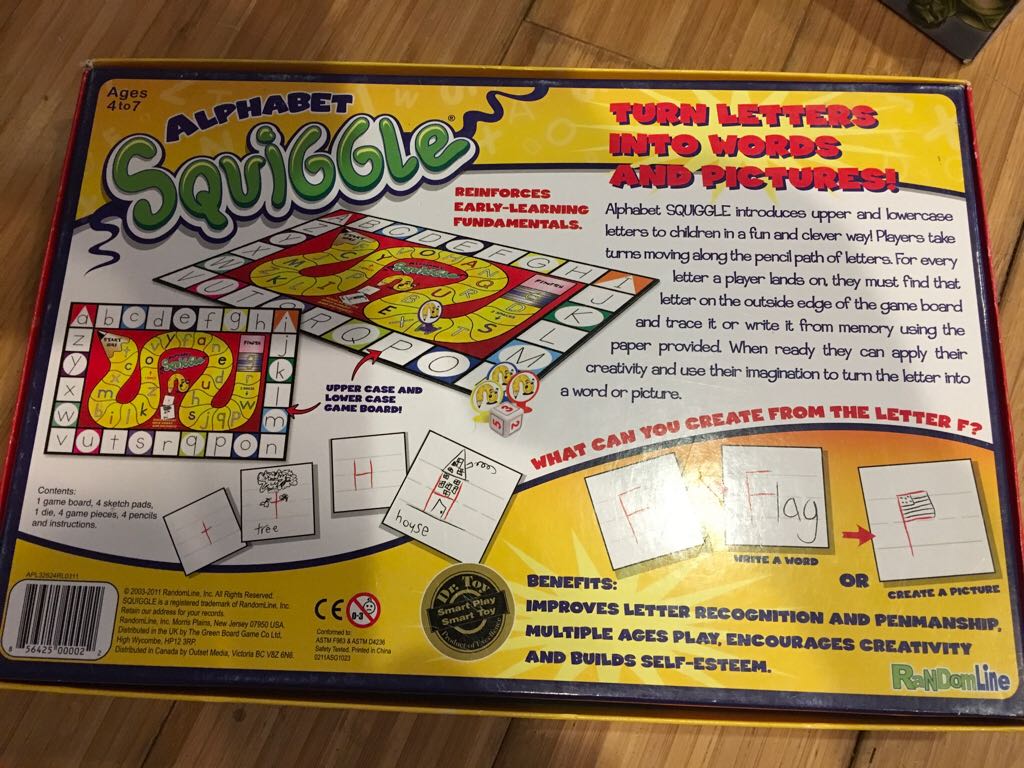 Alphabet Squiggle  (2-4) board game collectible [Barcode 856425000022] - Main Image 2