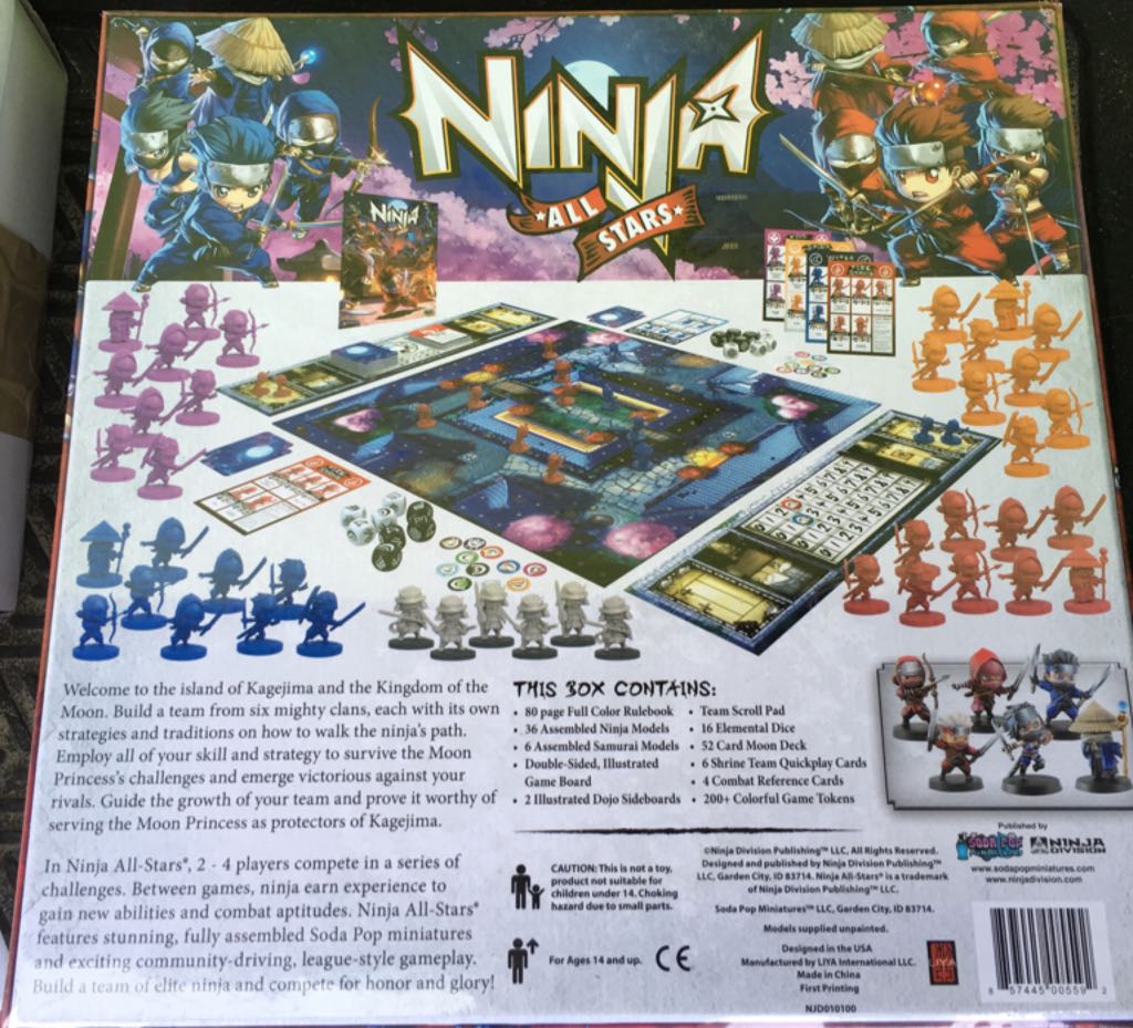 Ninja All Stars  (2-4) board game collectible [Barcode 857445005592] - Main Image 2