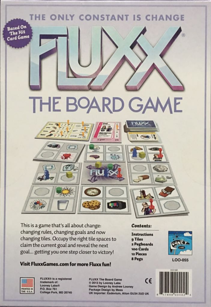 Fluxx Board Game  (2-4) board game collectible [Barcode 857848004024] - Main Image 2