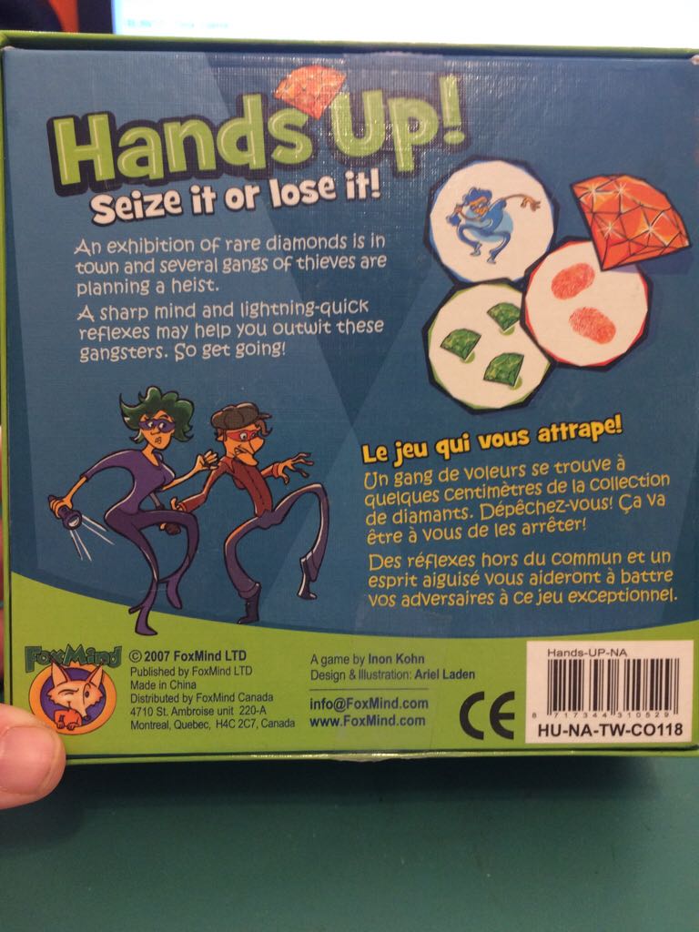 Hands Up Game.  (2-6) board game collectible [Barcode 8717344310529] - Main Image 2