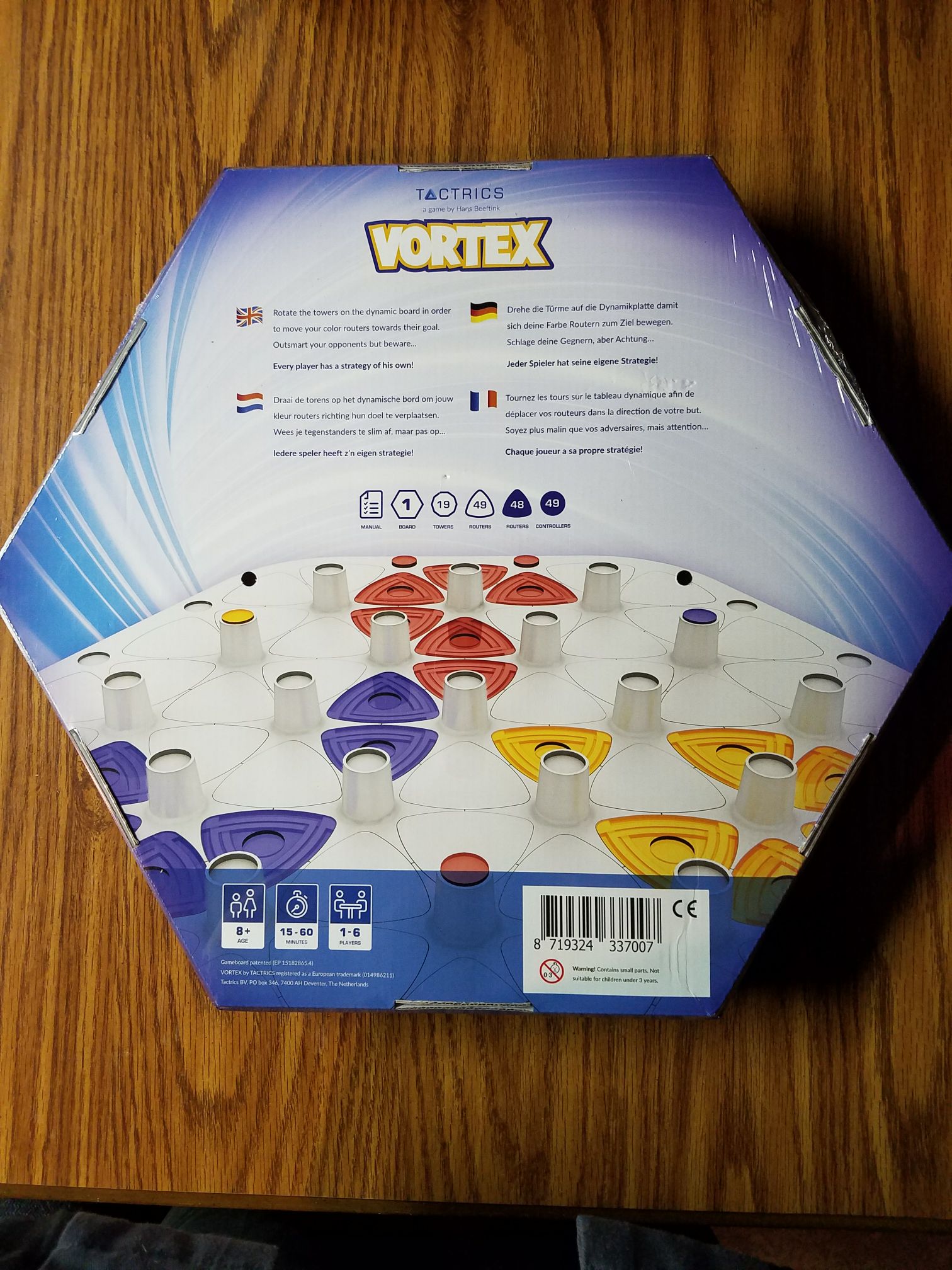 Vortex  (1-6) board game collectible [Barcode 8719324337007] - Main Image 2