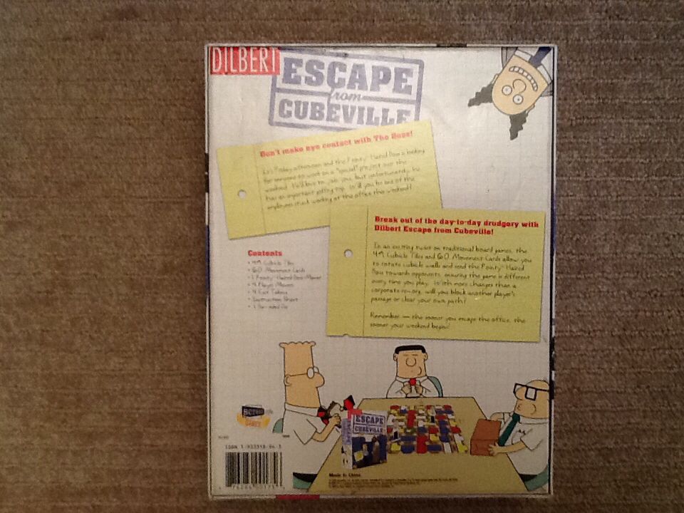 Dilbert: Escape from Cubeville  (2-4) board game collectible [Barcode 876284001756] - Main Image 2