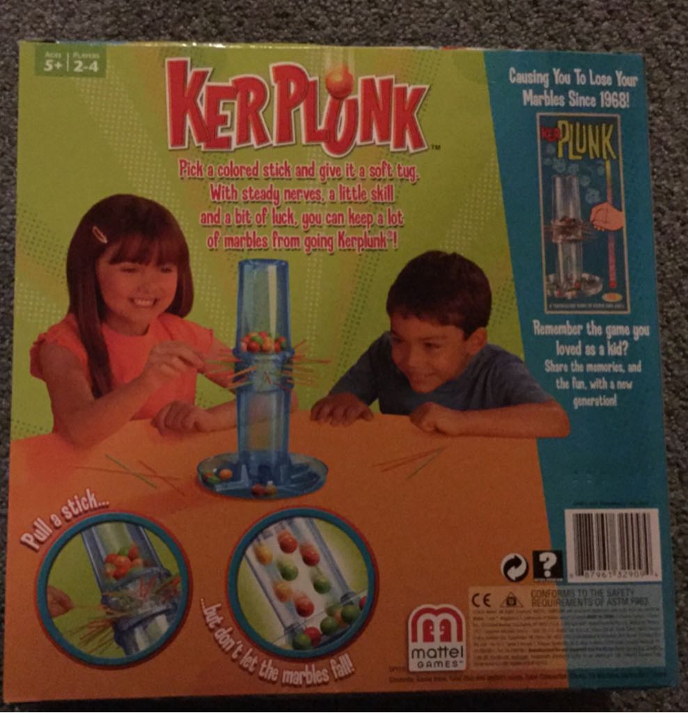 Kerplunk  (2-4) board game collectible [Barcode 887961329094] - Main Image 2
