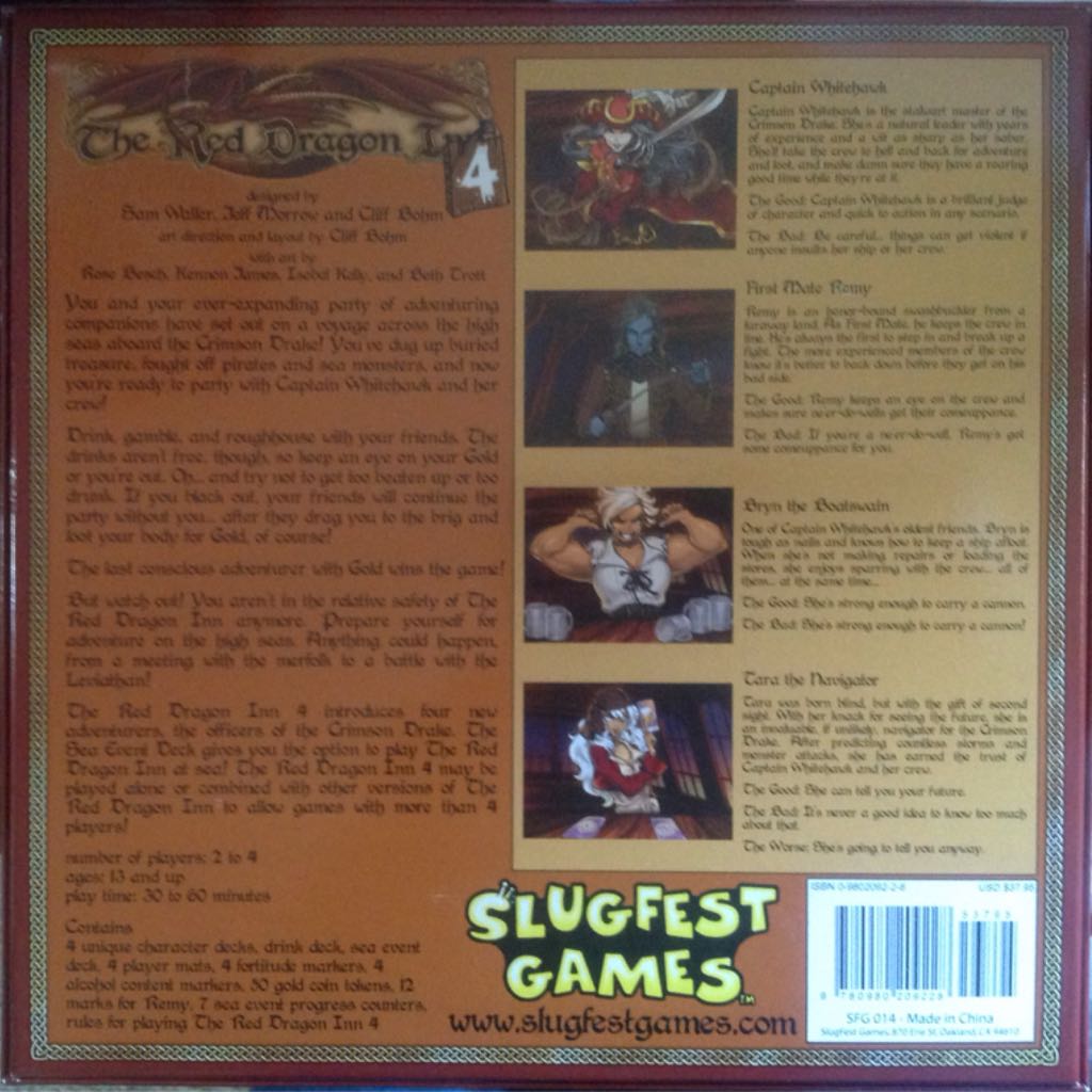 The Red Dragon Inn 4  (2-32) board game collectible [Barcode 9780980209228] - Main Image 2
