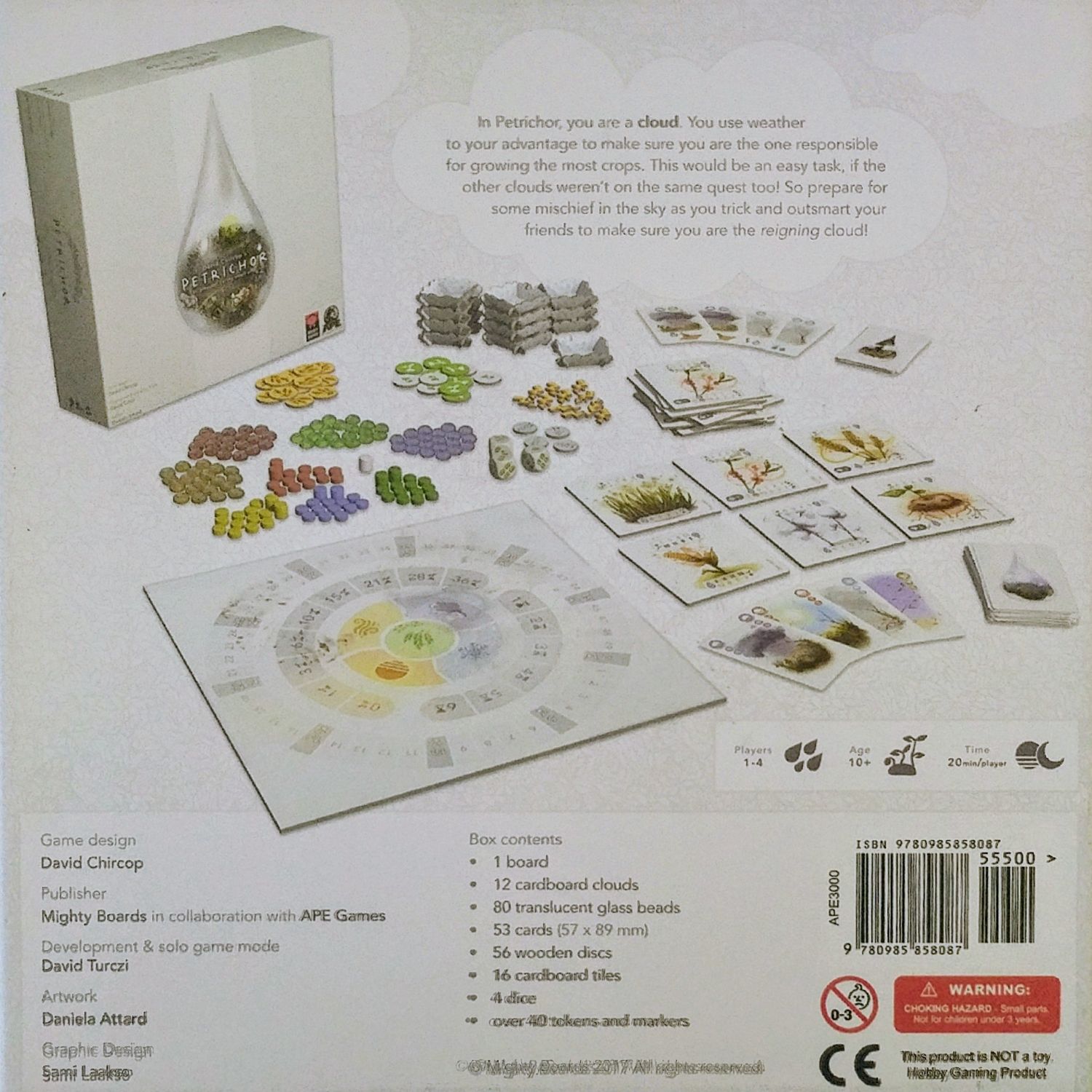 Petrichor Complete Kickstarter Pledge Nis!  (1-4) board game collectible [Barcode 9780985858087] - Main Image 2