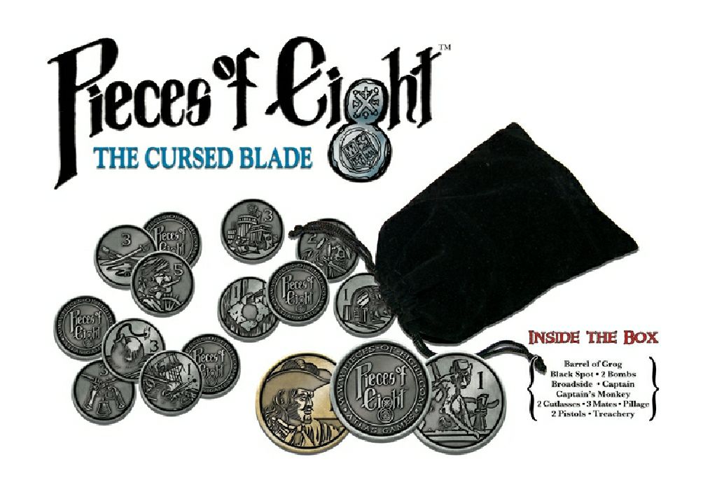 Pieces of Eight: Cursed Blade  (2+) board game collectible [Barcode 9781589780910] - Main Image 2