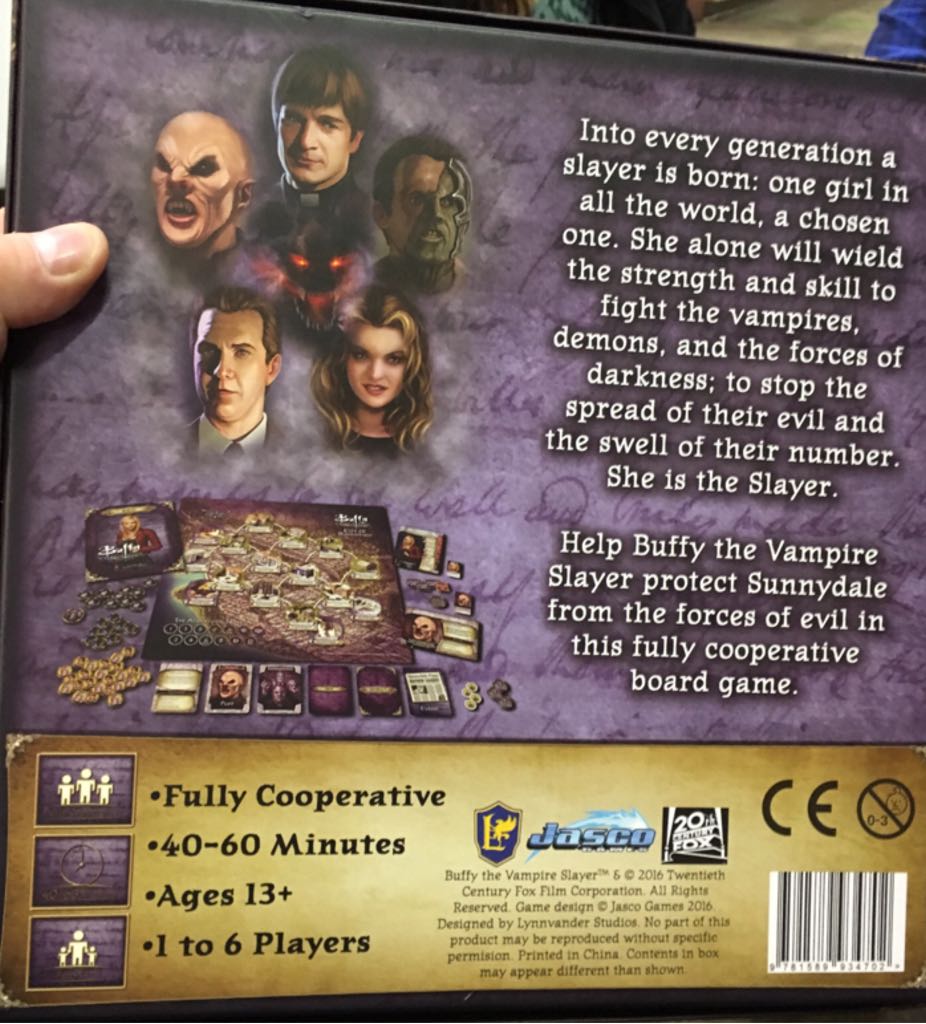 Buffy The Vampire Slayer: Board Game  (2-6) board game collectible [Barcode 9781589934702] - Main Image 2
