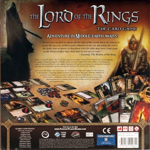 Lord of the Rings: The Card Game  (1-2) board game collectible [Barcode 9781589949812] - Main Image 2
