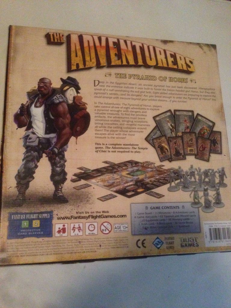 Adventurers: Pyramid Of Horus, The  (2-6) board game collectible [Barcode 9781616611620] - Main Image 2