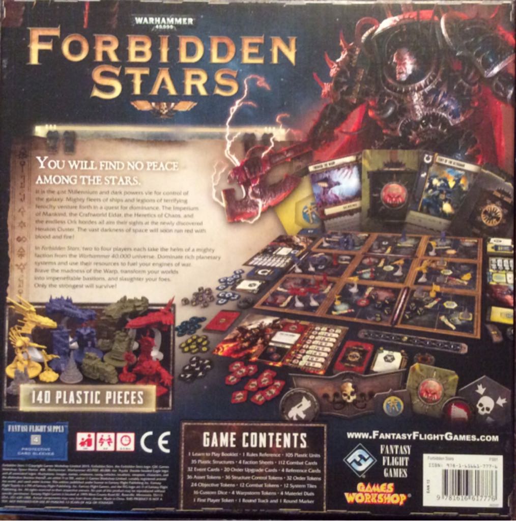 Forbidden Stars  (2 to 4) board game collectible [Barcode 9781616617776] - Main Image 2