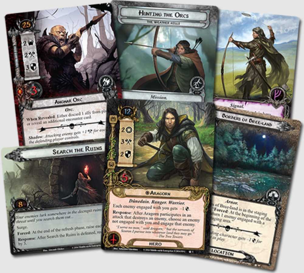 Lord Of The Rings: TCG - The Lost Realm  (1-2) board game collectible [Barcode 9781633440395] - Main Image 4