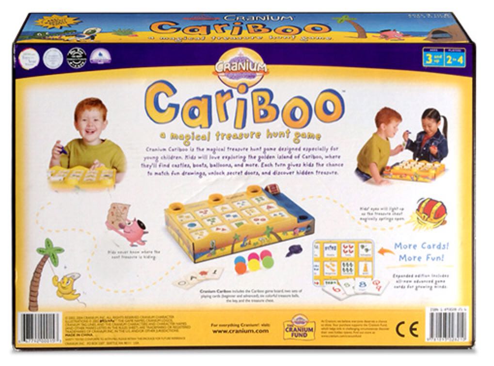 Cranium Cariboo  (2-4) board game collectible [Barcode 9781893028210] - Main Image 2