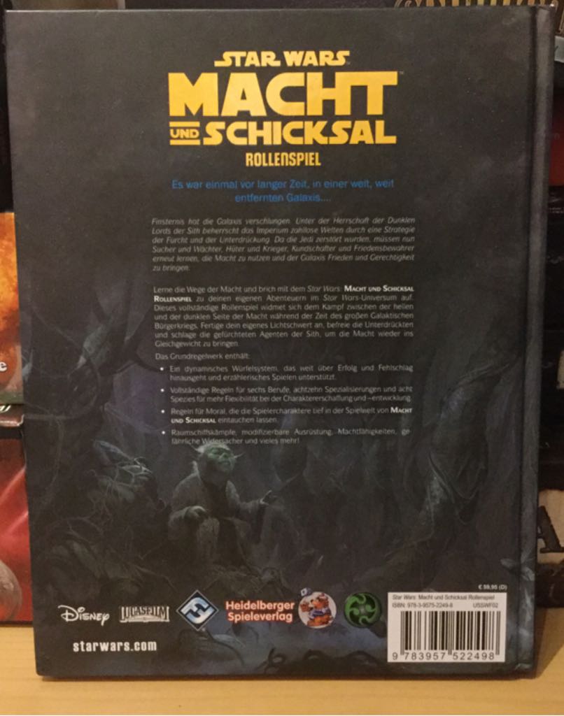 Star Wars: Macht und Schicksal Rollenspiel  (2-10) board game collectible [Barcode 9783957522498] - Main Image 2