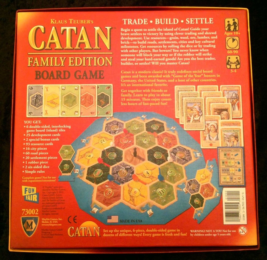 Catan : Family Edition  (3-4) board game collectible - Main Image 2