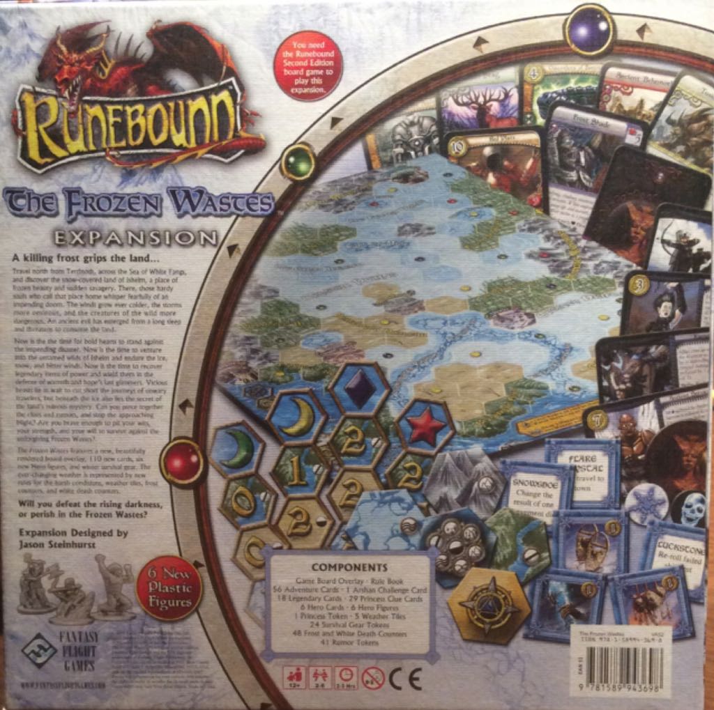 Runebound: The Frozen Wastes (2-6) board game collectible - Main Image 2