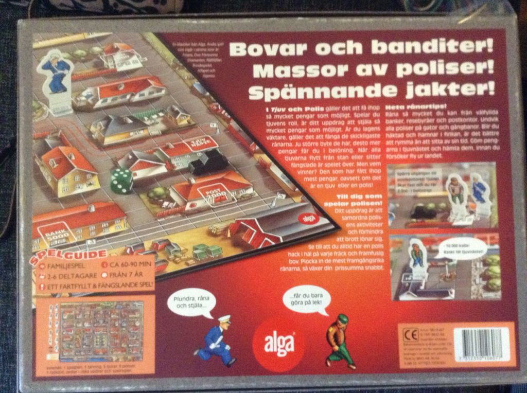 Tjuv Och Polis  (2-6) board game collectible - Main Image 2