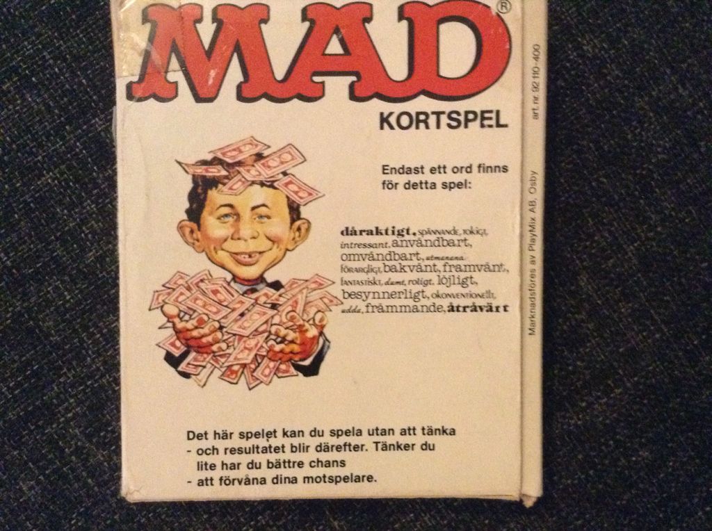 MAD Kortspel  (2-6) board game collectible - Main Image 2