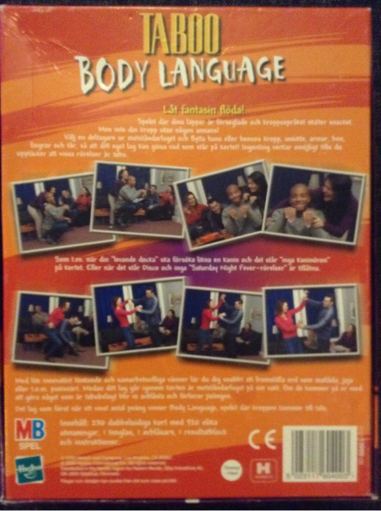 Taboo Body Language  (4+) board game collectible - Main Image 2