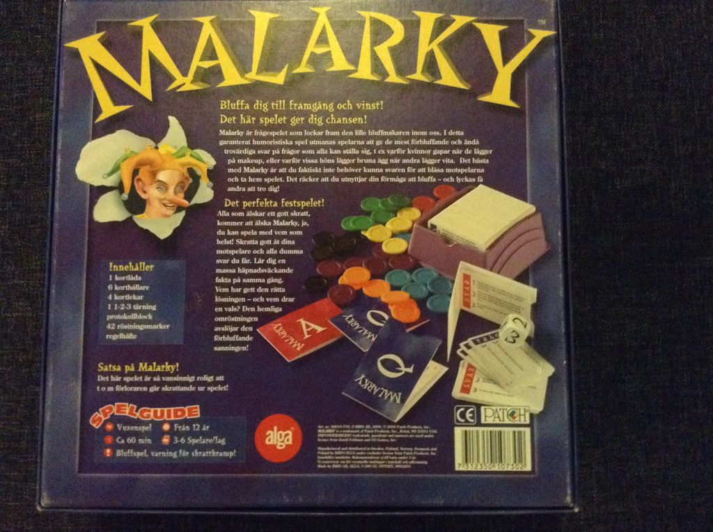 Malarky  (3-6) board game collectible - Main Image 2