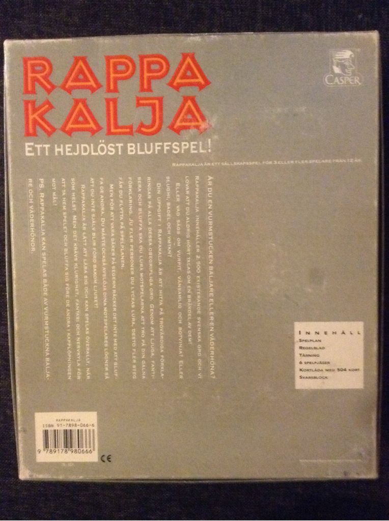 Rappakalja  (2-6) board game collectible - Main Image 2