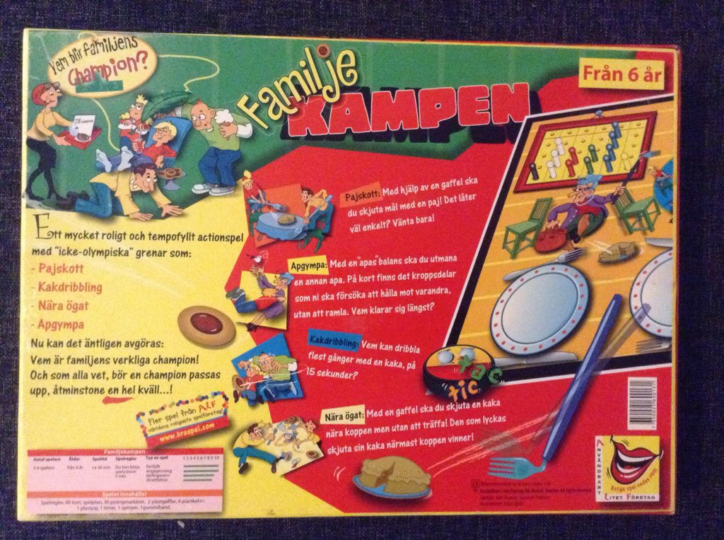 Familjekampen  (3-6) board game collectible - Main Image 2