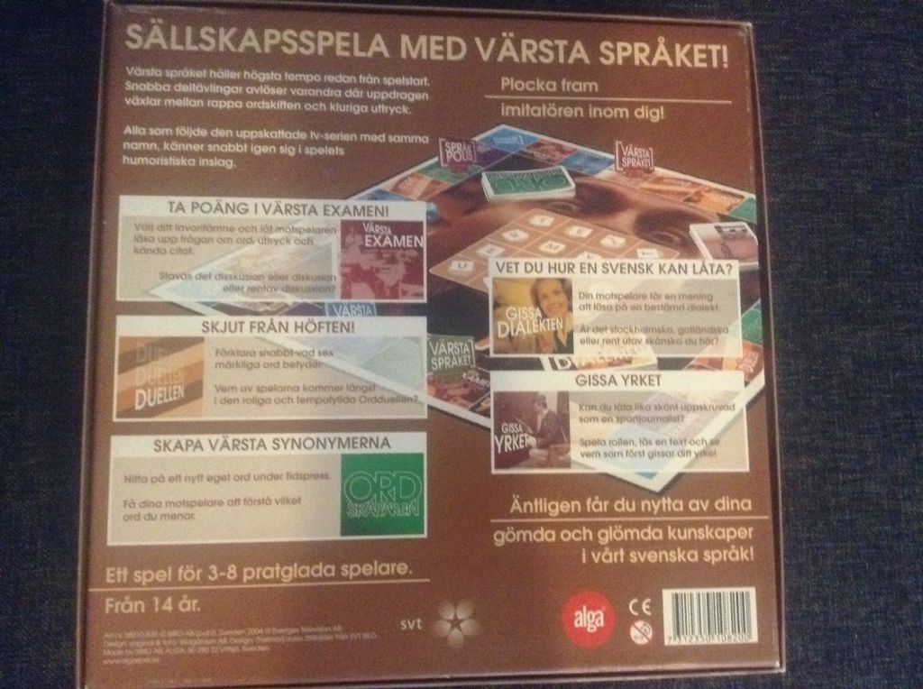 Värsta Språket  (3-8) board game collectible - Main Image 2