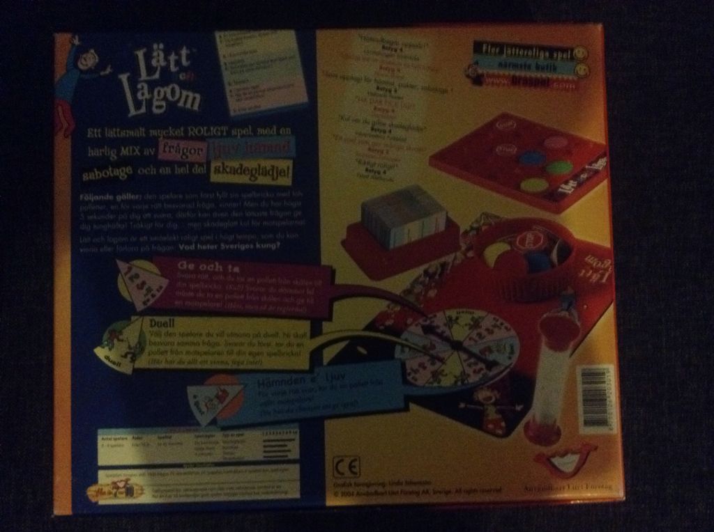 Lätt Och Lagom  (3-6) board game collectible - Main Image 2