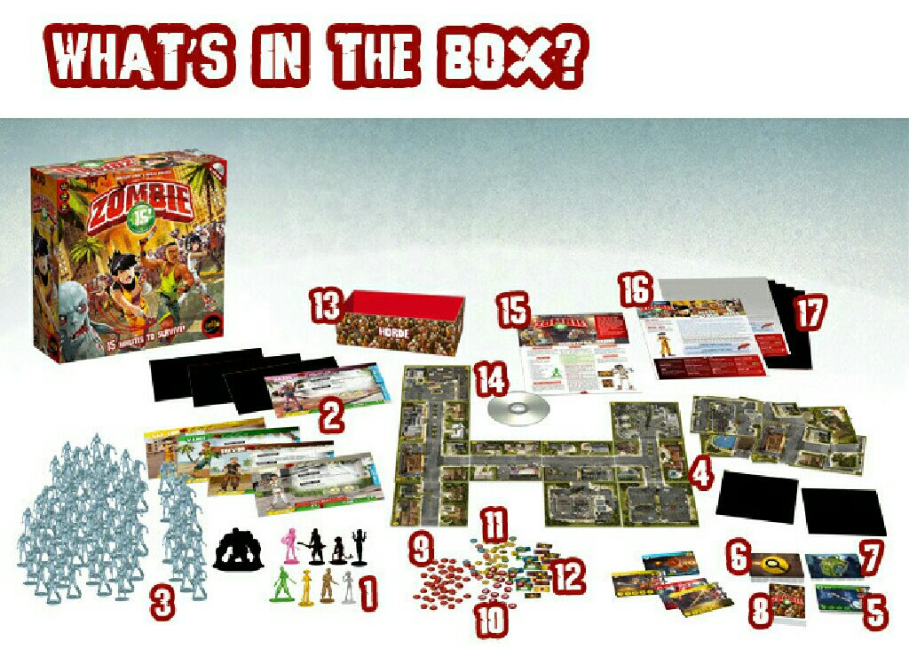 Zombie 15  (2-4) board game collectible - Main Image 2