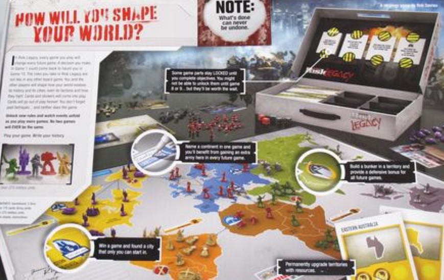 Risk: Legacy  (5) board game collectible - Main Image 2