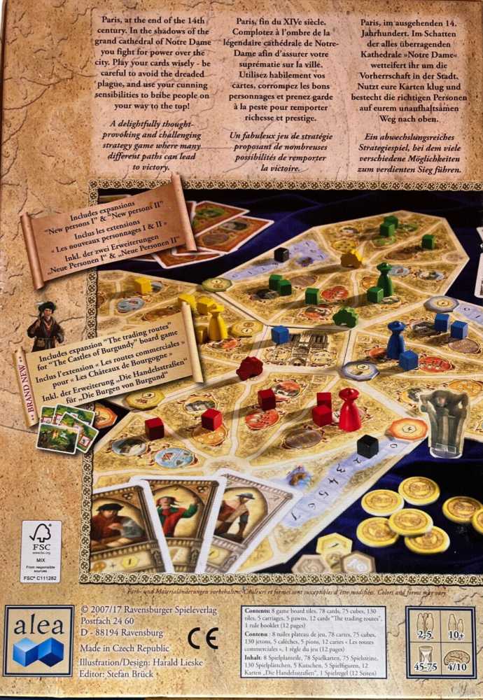 Notre Dame  (2-5) board game collectible - Main Image 3