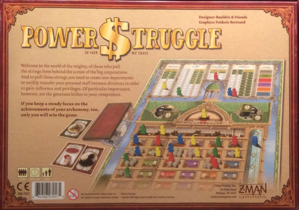 Power Struggle  (3-5) board game collectible - Main Image 2