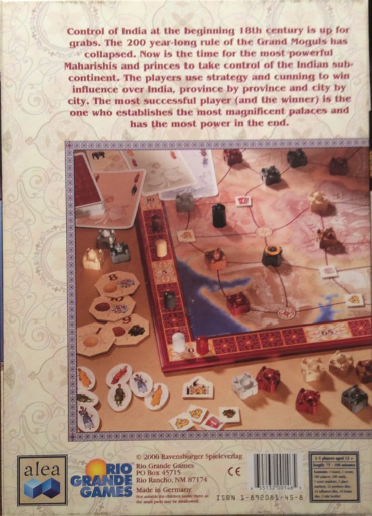 Taj Mahal  (3-5) board game collectible - Main Image 2