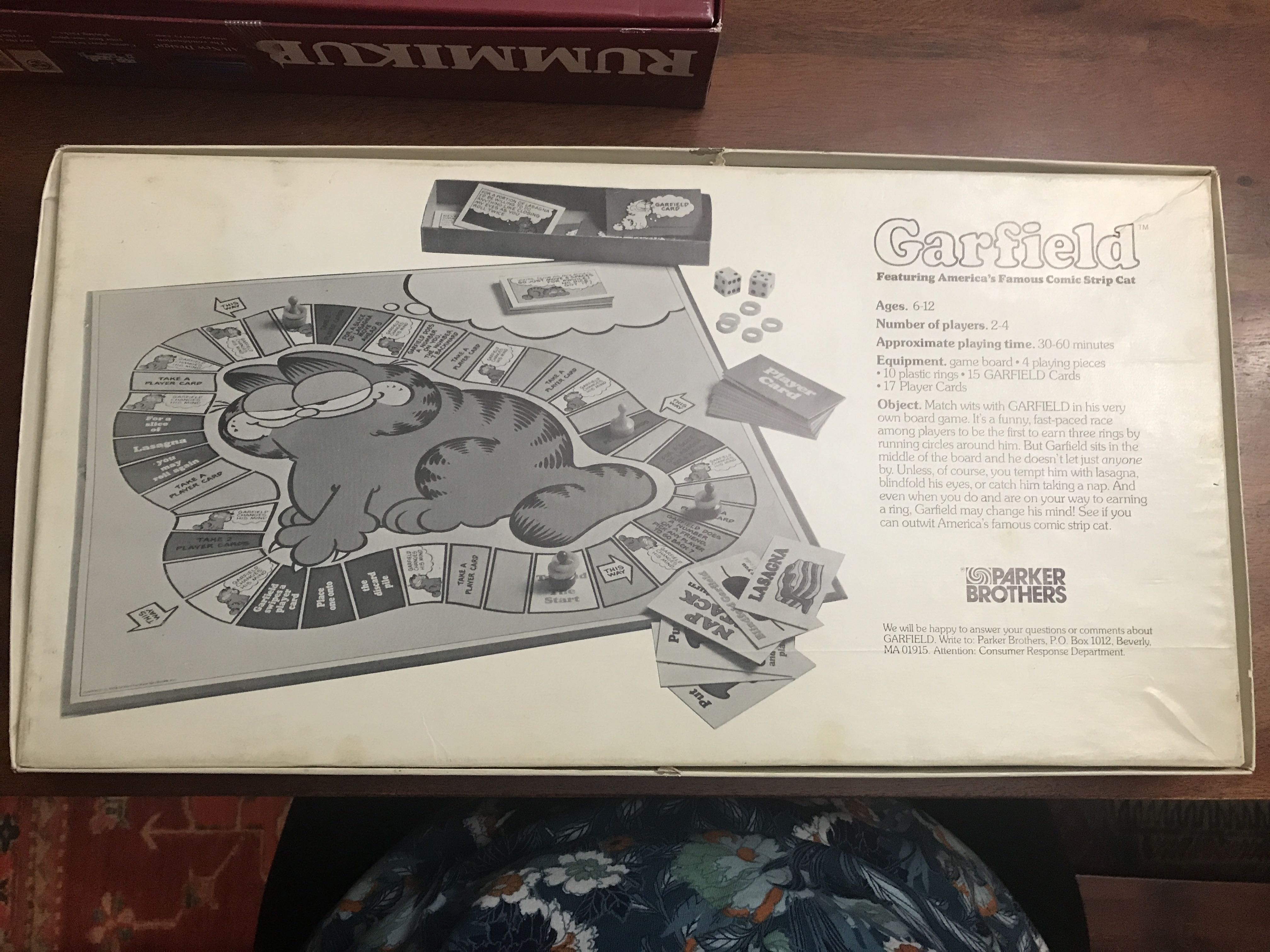 Garfield Game  (2-4) board game collectible - Main Image 2
