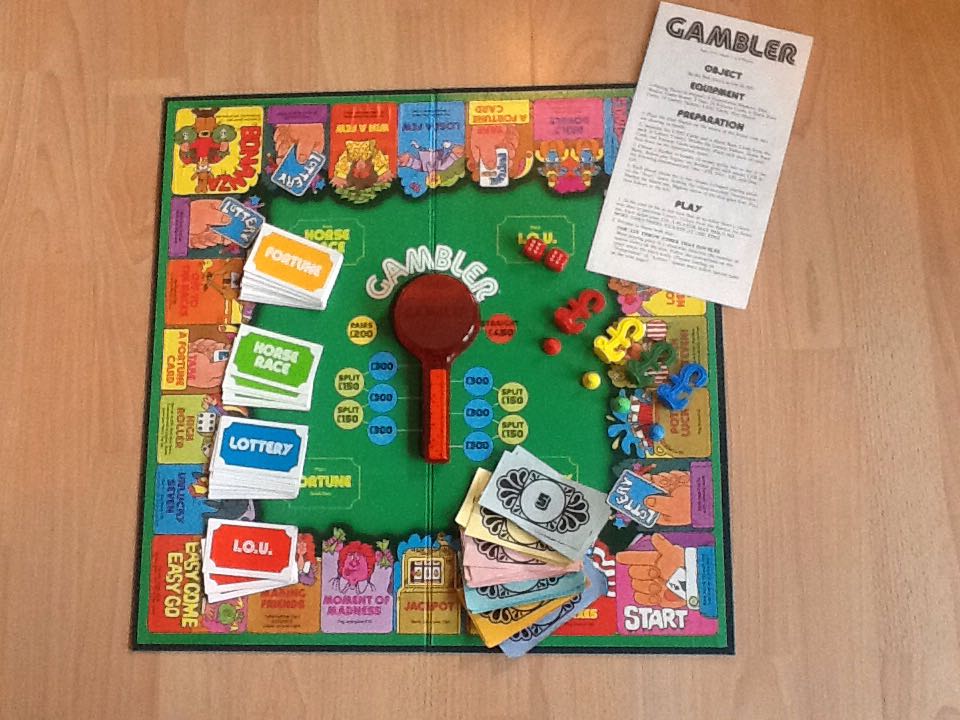 Gambler 1977  (2-4) board game collectible - Main Image 2