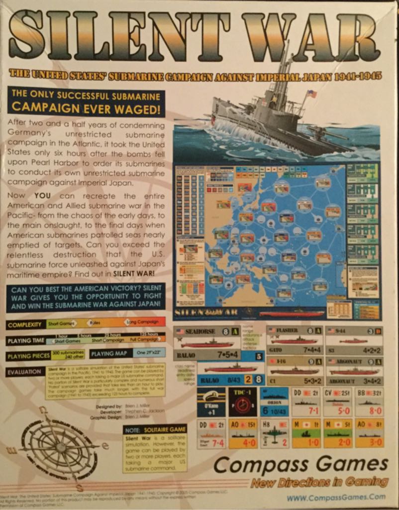 Silent War  (1) board game collectible - Main Image 2