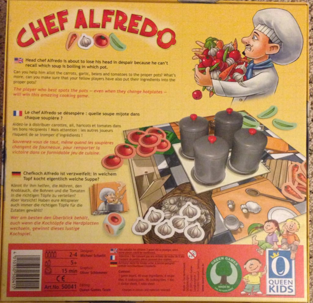 Chef Alfredo  (2-4) board game collectible - Main Image 2