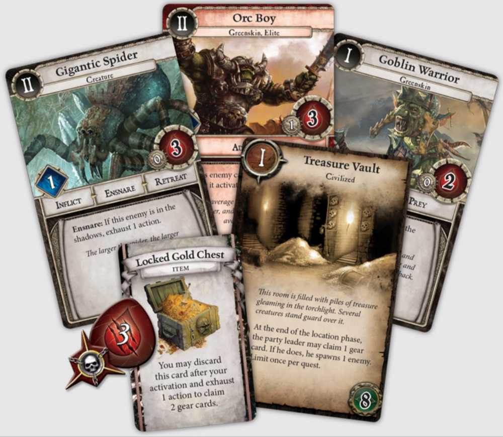 Warhammer Quest: Adventure Card Game  (1-4) board game collectible - Main Image 4