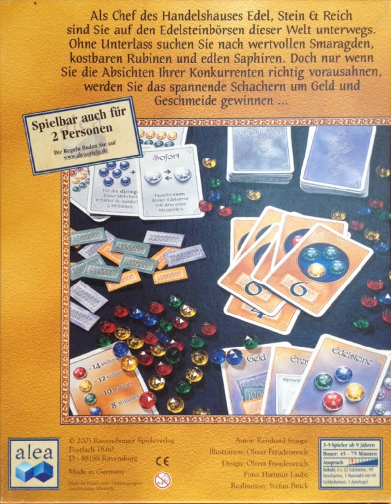 Edel, Stein & Reich  (3,4,5) board game collectible - Main Image 2