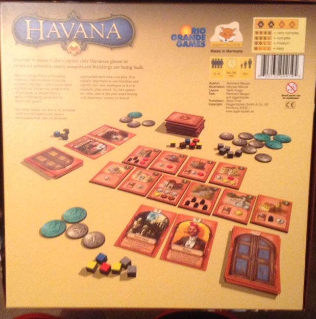 Havana  (2-4) board game collectible - Main Image 2