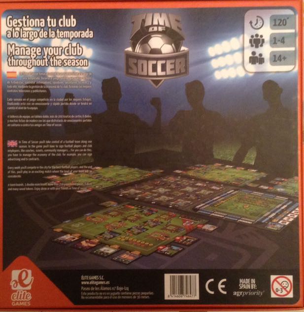 Time Of Soccer  (1-4) board game collectible - Main Image 2