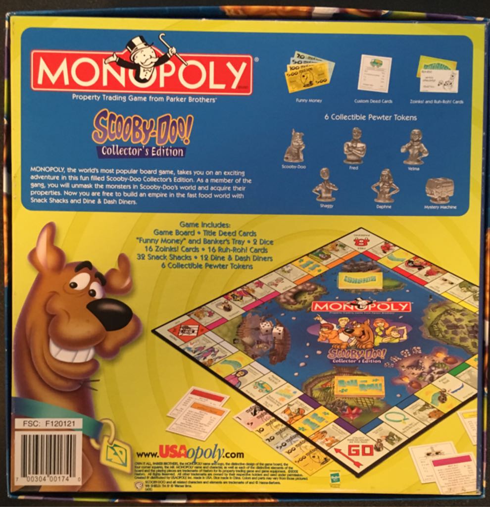Monopoly: Scooby-Doo Collectors Edition  (2-6) board game collectible - Main Image 2