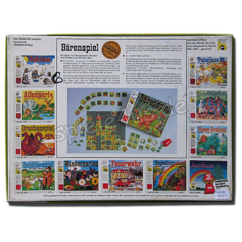 Bärenspiel  (2-15) board game collectible - Main Image 2
