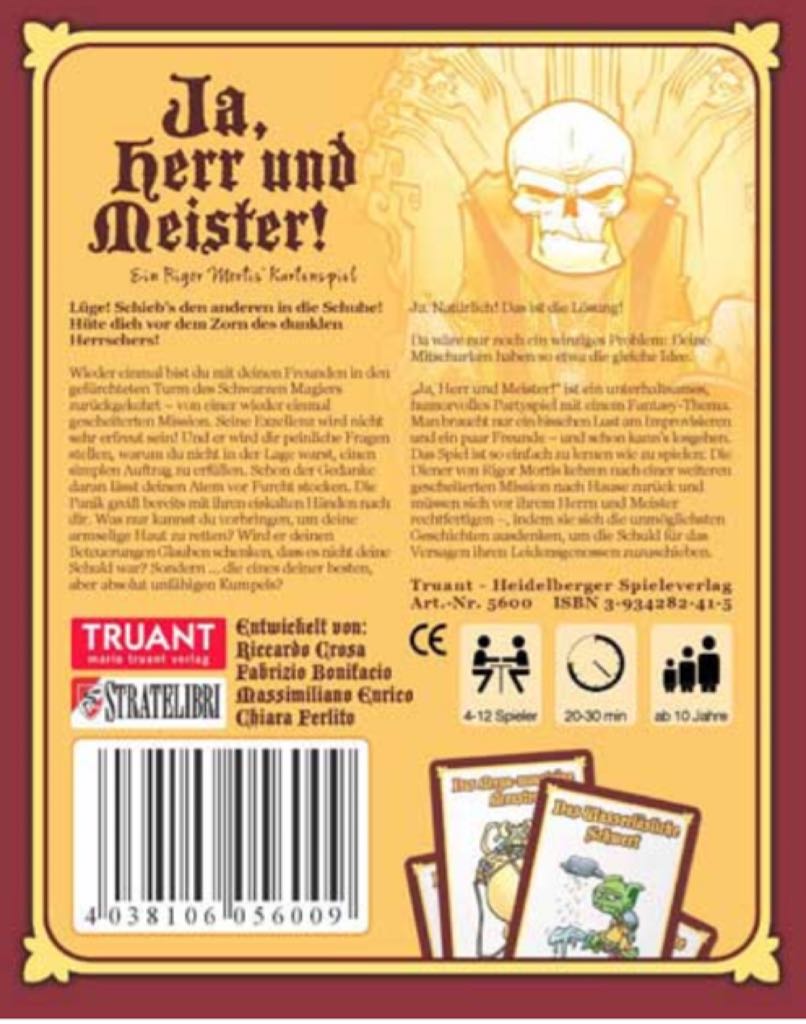 Ja, Herr und Meister!  (4-6) board game collectible - Main Image 2